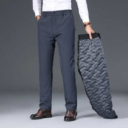Real 90% White Duck Down Trousers 2025 Men Winter Keep Warm Suit Pants Thick Elastic Waist Male Duck Down Trousers