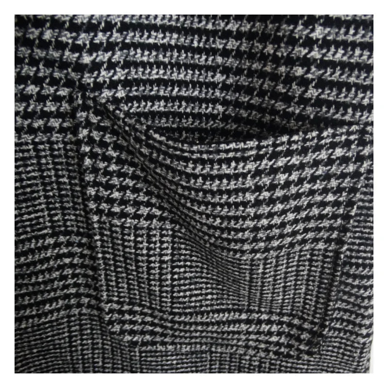 Casual Coats Striped Jackets Man Turndown Collar Top Wool Coats And Long Sleeve Lined Clothes Men's Clothing  For Winter