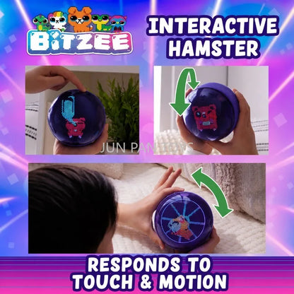 Original Bitzee Hamster Ball Electronic Interactive Virtual Pets Touch LED Light Figure Collectible 20+ Characters Kids Gift Toy