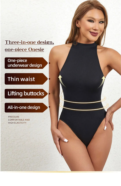 Europe The United States Shapewear Invisible Shoulder Strap Bra Set Adjustment Underwear Sexy Backless Triangle Body Shapewear