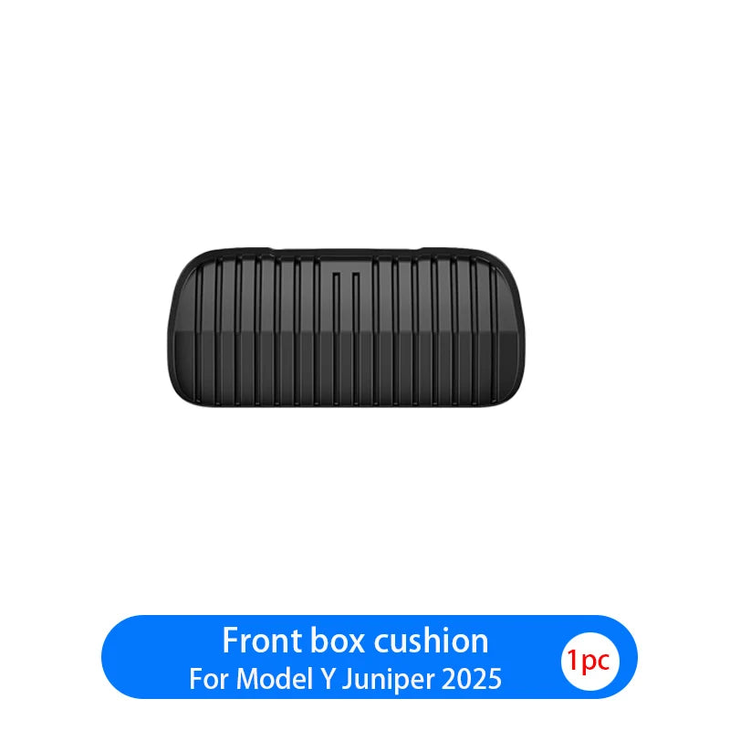 For New Tesla Model Y Launch 2026+ Juniper 2026+ TPE Floor Mats & Cargo Liner, All Weather Trunk Mats Floor Liner Backrest Mats