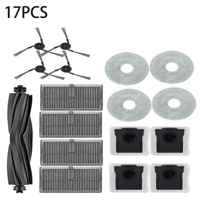 Dreame L10s Ultra Gen 3, Dreame X40 Ultra/ L40 Ultra/L30s Pro Ultra Heat/P10 Pro Ultra Tricut Brush Filter Mop Cloth Bag