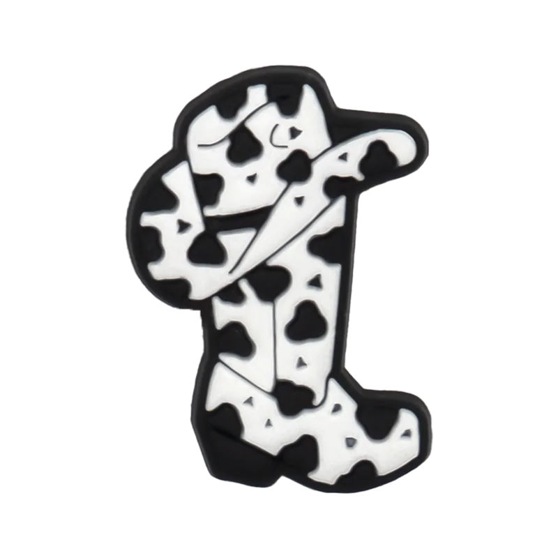 1/25pcs Leopard Print Shoe Charms for Hot Girl Women Shoe Decorations Pins Sandals Accessories Lipstick Heart Cherry Clog Buckle