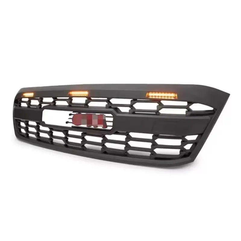 Car Front Bumper Grill with light for Toyota HiLux VIGO 05-14 modified net Radiator Grille