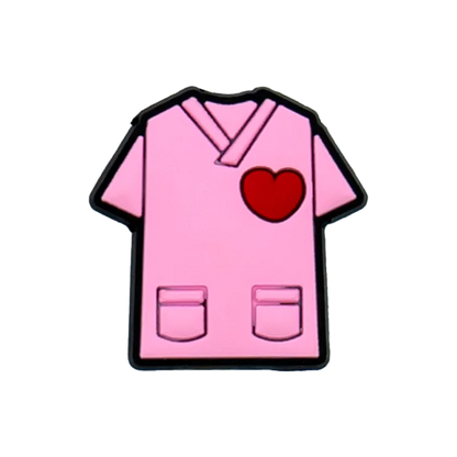 1/50PCS Pink Style Alphabet Women Shoe Charms Accessories Pins for Clog Fashion Women Shoe Buckle Decorations Tote Bag Pendant