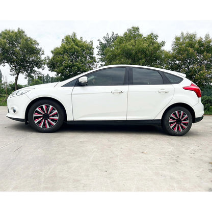 4pcs Hubcaps suitable for cars with 14-inch iron wheels, made of PP plastic can be used to decorate the appearance of car wheels