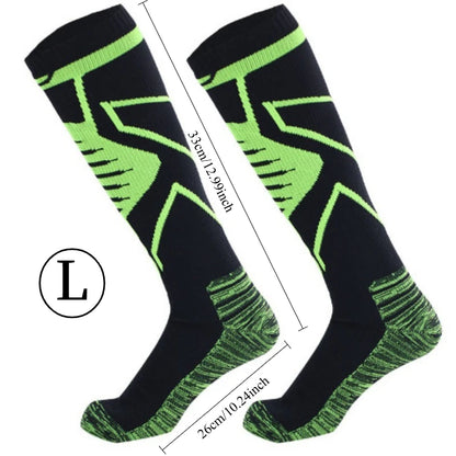 Men's Waterproof Knee-High Hiking Socks – Breathable Anti-Slip Outdoor Crew Socks for Trekking, Camping,Fishing Wet Terrain