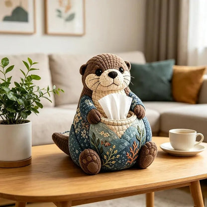 New portable and cute Animals DIY Tissue Box Set Animal-shaped tissue box patchwork