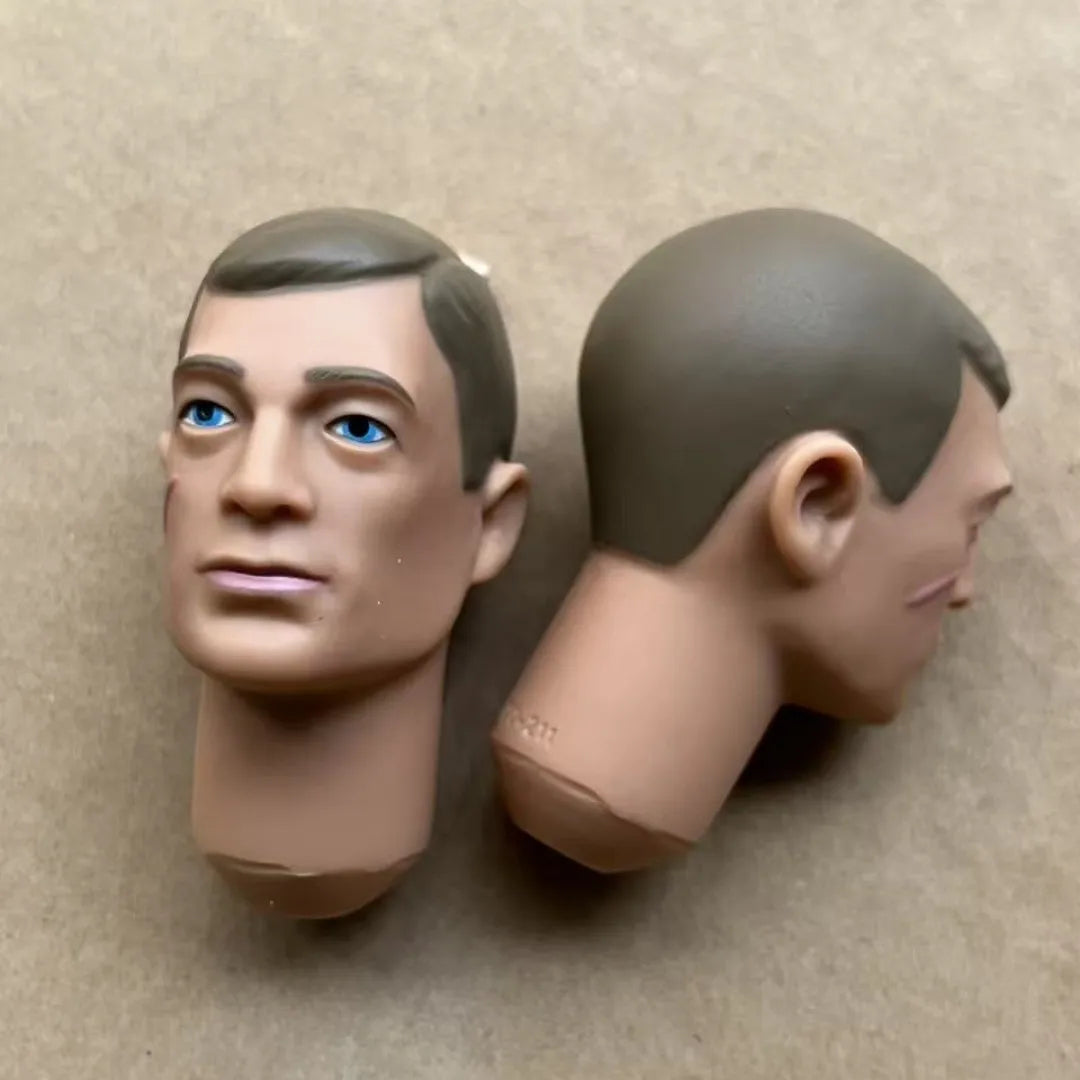 Male Doll Heads Quality Makeup Doll Figure Collection Doll Parts Famous Men Stars Rare Face Doll Heads DIY Toy Accessories