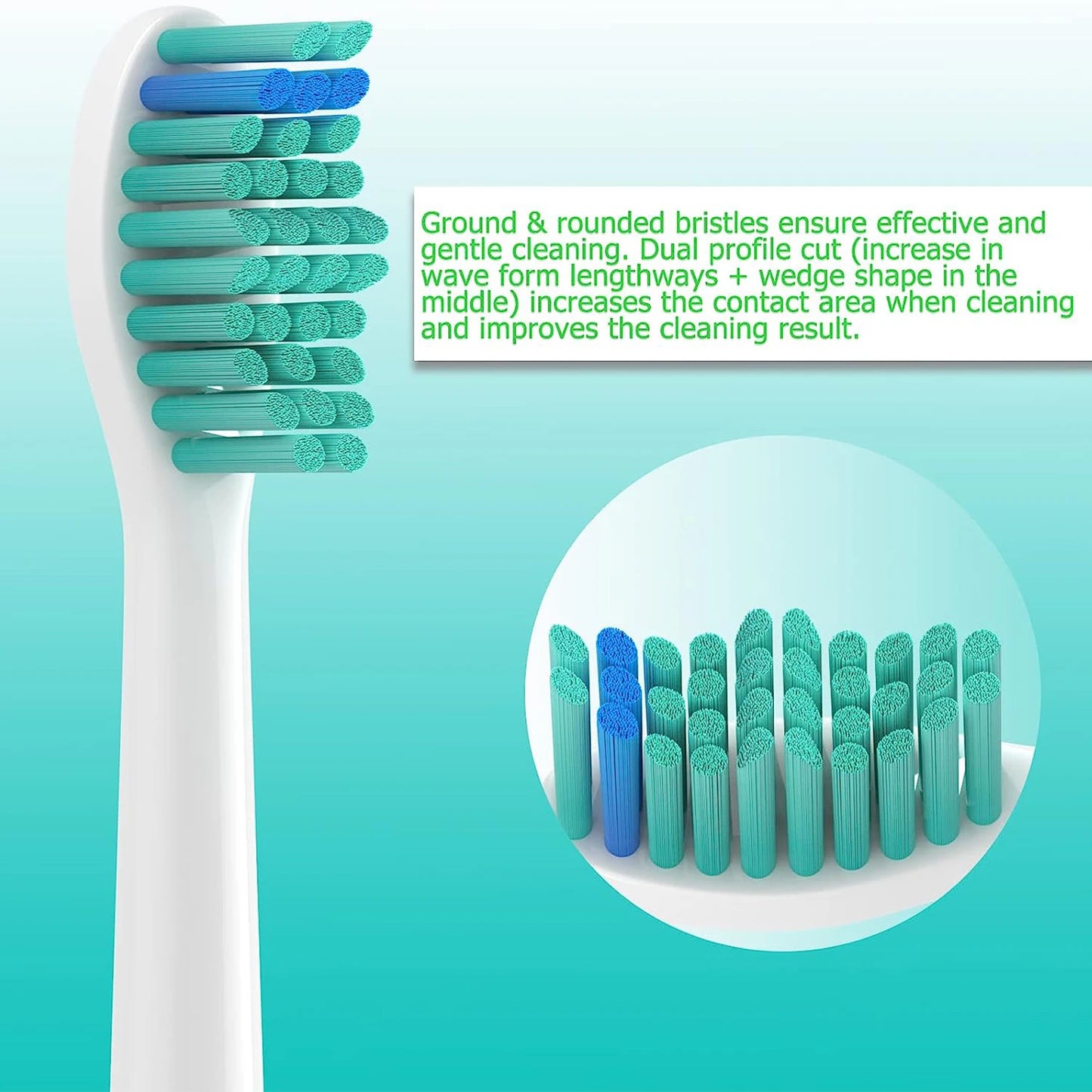 Electric Toothbrush Replacement Heads Soft Dupont Bristles Nozzles Tooth Brush Heads For Plps Soni care Oral Care