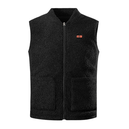 Men's winter Smart Heated vest USB Electric Heating Fleece Vest heating jacket Outdoor trekking Thermal Warm Jacket heated