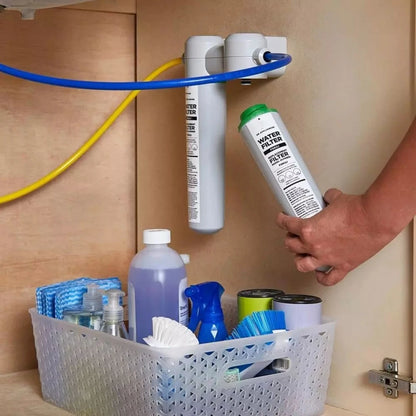 Under Sink Water Filter Replacement for GE FQK2J FQK1K GXSV65R GQSV65R 300Gallons Dual Flow Drinking Water Replacement Filters