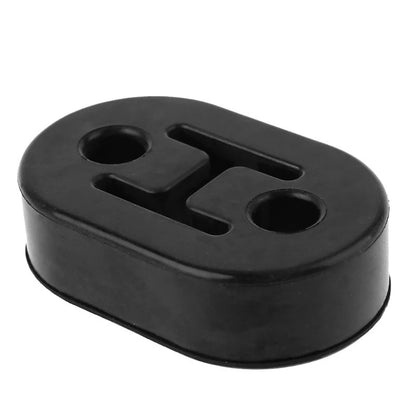 2/4/6/8/10pcs Car Rubber Exhaust Tail Pipe Mount Brackets Hanger Insulator Universal Black 2 Holes Diameter 11mm 0.44inches