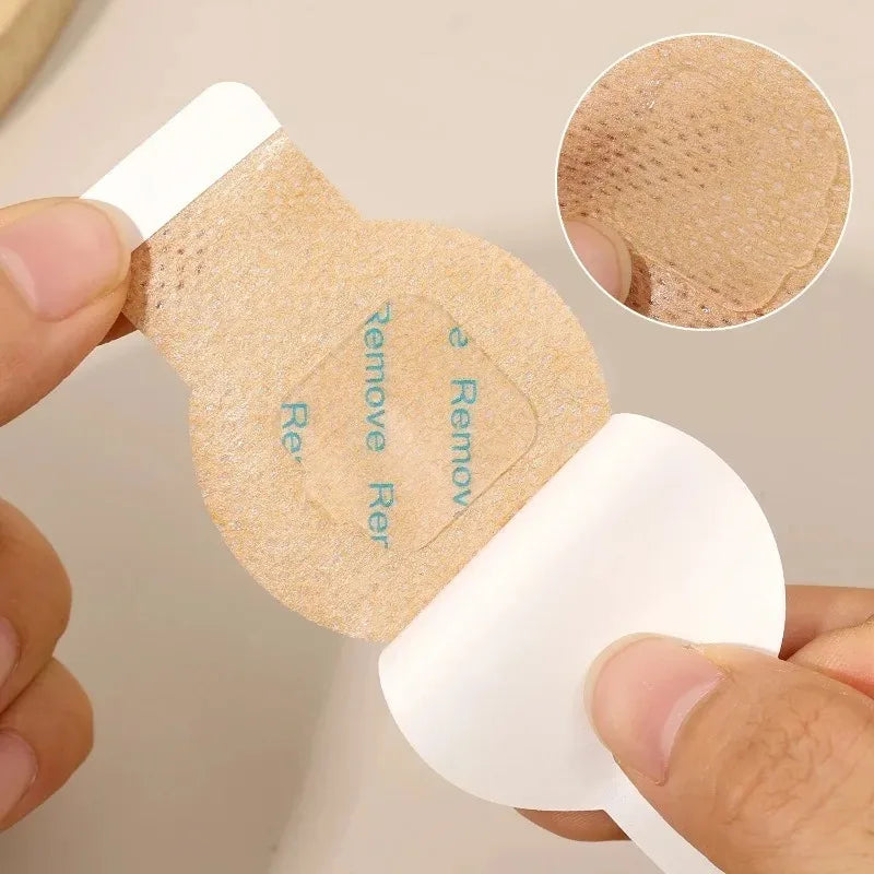 210pcs Waterproof Nail Fungus Correction Patch Finger Guard Bandage Nail Fungus Hollow Nail Cover Disguise Patch Toenail Care