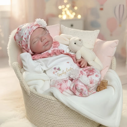 1PC / 2 Outfits 18Inch Open Mouth Pascale Soft Silicone Bebe Reborn Girl Doll With Painted Skin Washable bebe reborn de silicona