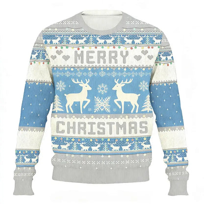Funny Customizable Photo Ugly Christmas Sweater Personalized DIY Face Family Pullovers 3D Printed Patterned Men/Women Gift Tops