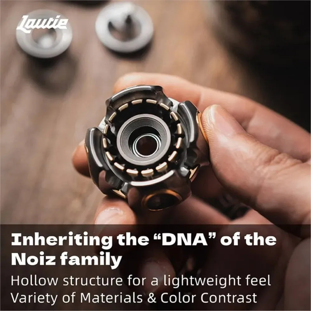 LAUTIE Noiz O Fidget Spinner Noiz Series Metal Fidget Toy Stress Office Stress Release Toy Finger Spinner