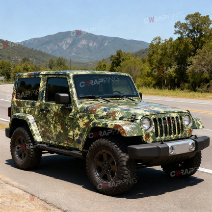 Desert Pattern Vinyl Paper for Car Wraps Desert Camo Wrap Supplies Car Film Covering Motorcycle Stickers Wrapping Tools Adhesive