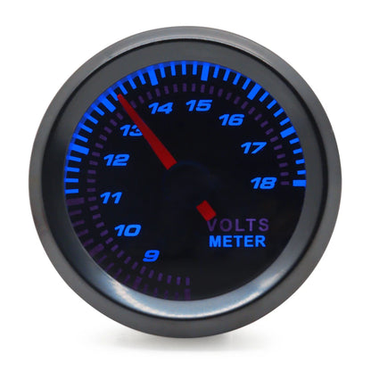 52mm Boost/Vacuum/Water Temp/Oil Temp/Oil Press/Voltage/Tachometer/Air Fuel Ratio/EGT Gauge Analog Blue Led+ 52MM Gauge Pods