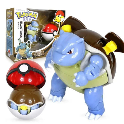 Pokemon Pokeball Figure Pikachu Dragonite Lapras Psyduck Mewtwo Gyarados Solgaleo Lunala Eevee Poke Ball Toy Kids Birthday Gift