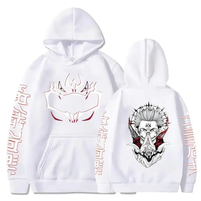 2026 Jujutsu Kaisen Anime Ryomen Sukuna Printed Hoodie Sweatshirt Men's and Women's Hoodie Men's Tops Sports Hoodie Y2K Hoodie