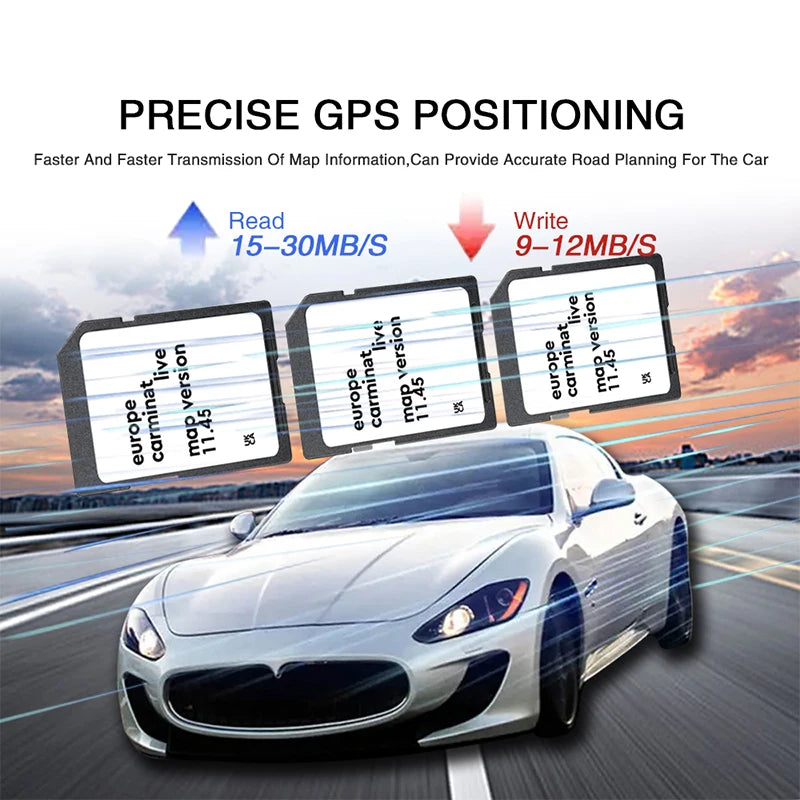 Update Europe 2025 Maps 8GB for Renault Megane Clio Laguna Car Navigation Carminal Live 11.45 Sat Nav Part 8201756572 SD Card