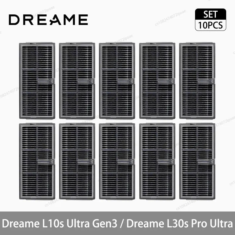 Dreame L10s Ultra Gen3 / L30s Pro Ultra Robot Vacuum Cleaner Accessories Main Side Brush Mop Cloth Hepa Filter Dust Bag Spare