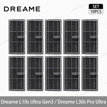 Dreame L10s Ultra Gen3 / L30s Pro Ultra Robot Vacuum Cleaner Accessories Main Side Brush Mop Cloth Hepa Filter Dust Bag Spare