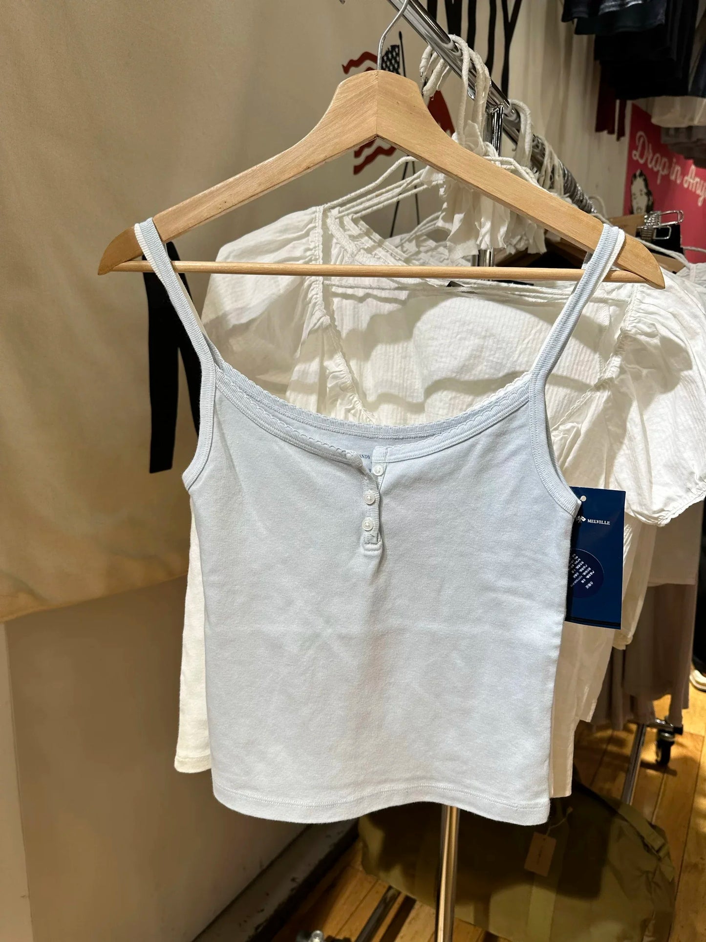 Lace Trim Buttons Solid Tank Top Women U Collar Sleeveless Cotton Slim Camis Sweet Chic Casual Preppy Style Vest Crop Tops Y2k