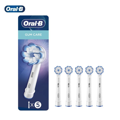Oral B EB60 Electric Toothbrush Heads UltraThin Bristles Replacement Brush Heads Sensitive Gum Care Cleaning Brush Refills 5pcs