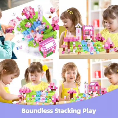 Magnetic Building Blocks Mine World Magnet Cube for Stacking Construction Set Educate Sensory Toys Kids Boys Girls Ages 160PCS