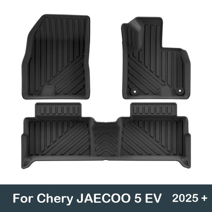 RHD Car Floor Mats for Chery JAECOO 5 EV 2025 - present Trunk Mat Cargo Liner Protector Waterproof Non-slip Foot Pad Carpet Kits