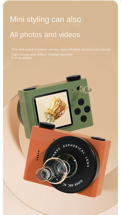 A5 0-128GB Small Digital Camera Mini Video Cam Photography Point Camera Christmas Toys for Children Kids New Year Gift Camcorder