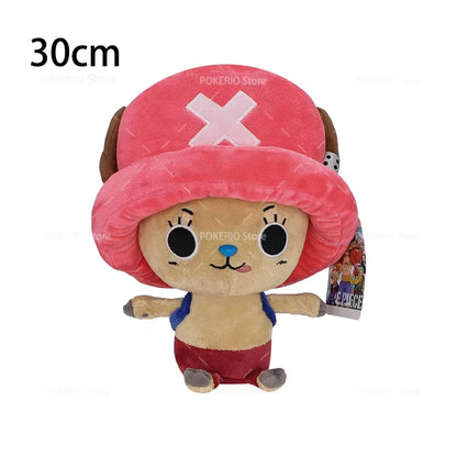 New Original One Piece Plush Luffy Chopper 30cm Cute Face Tony Tony Chopper Stuffed Anime Doll Toy Birthday Gift