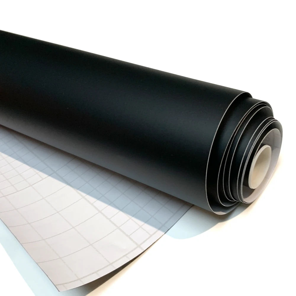 Matte Black Vinyl Wrap 1.5Mx3M/6M Car Film Covering Roof Hood Protection Film Foil Matte Black Car Sticker Vinyl for Motorcycle