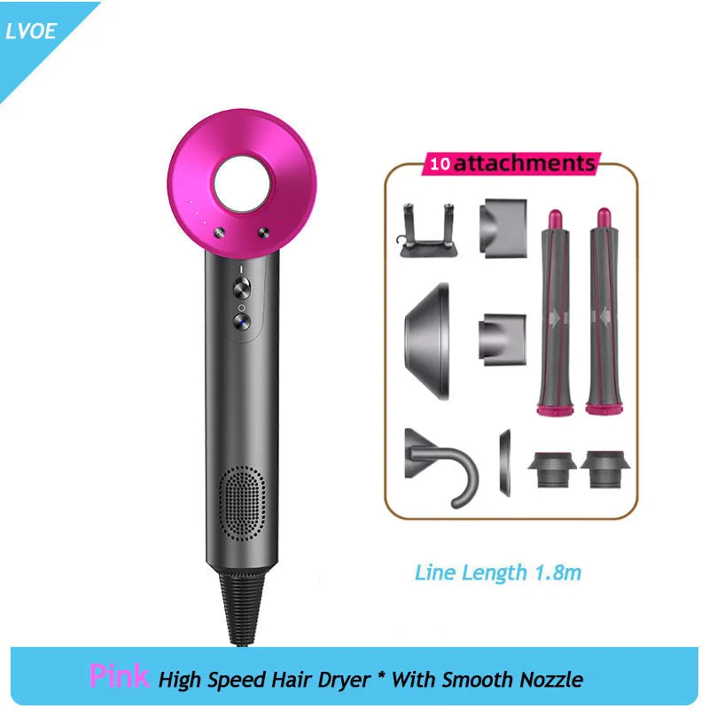 Professional hair dryer High Speed 1600W Powerful Home Low Noise Quick Negative lonic Blow Dryer Hotel Electric Salon Hairdryers