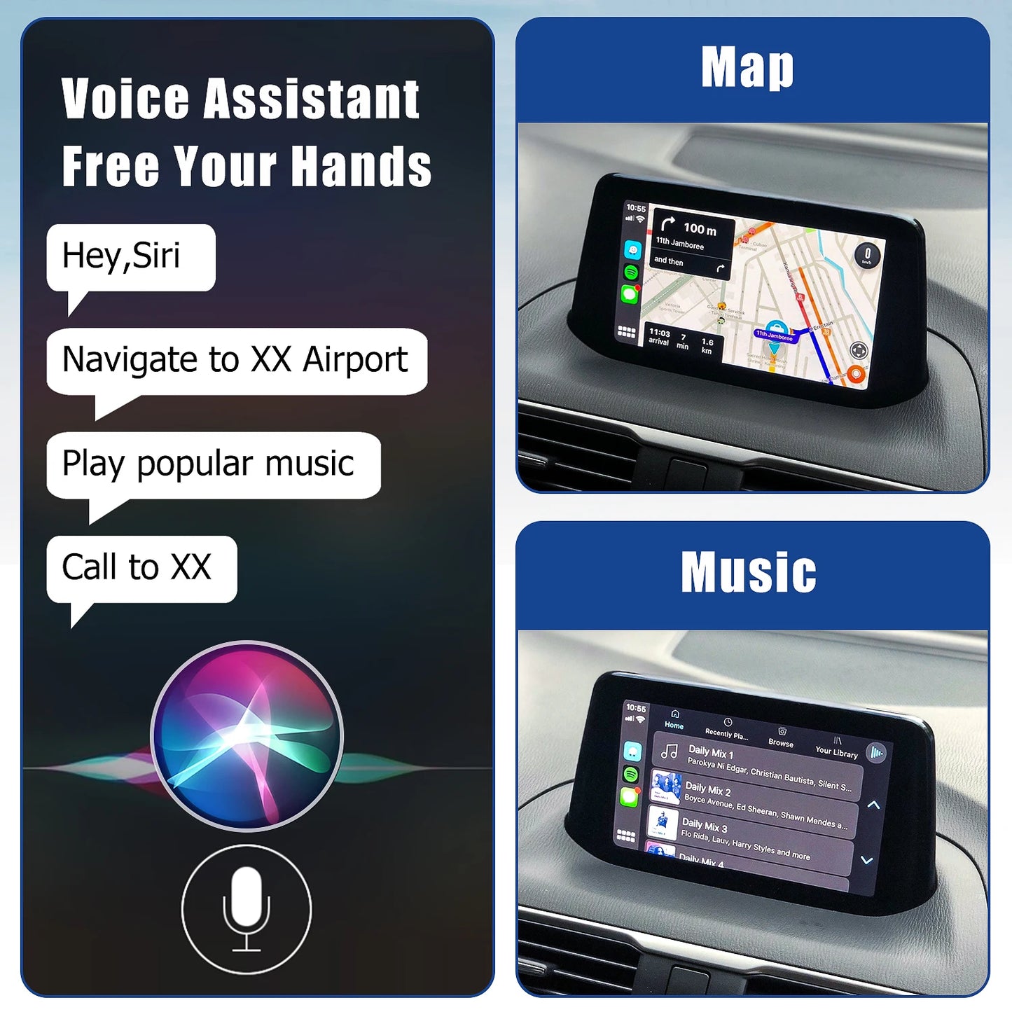 Mazda CarPlay and Android Auto USB Media Hub Retrofit Kit, Support Mazda 3/6/CX5/CX3/CX9/MX5-TK78 66 9U0C K1414 C922 V6 605A