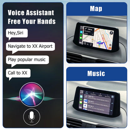 Mazda CarPlay and Android Auto USB Media Hub Retrofit Kit, Support Mazda 3/6/CX5/CX3/CX9/MX5-TK78 66 9U0C K1414 C922 V6 605A