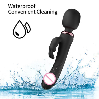 Double Head Powerful Vibrator for Women 30 Speed Clit Stimulator G Spot Vagina Massager Female Masturbator Sex Toys for Adult 18