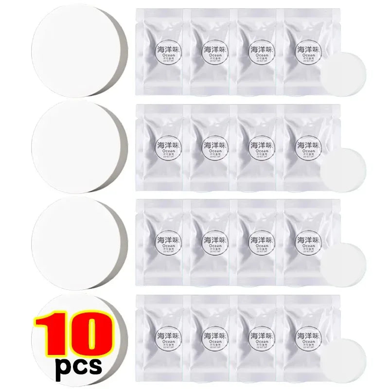 5-10PCS Car Air Vent Fragrances Flavor Diffuser Air Freshener Tablets Refill Solid Perfume Tablets Car Interior Accessories