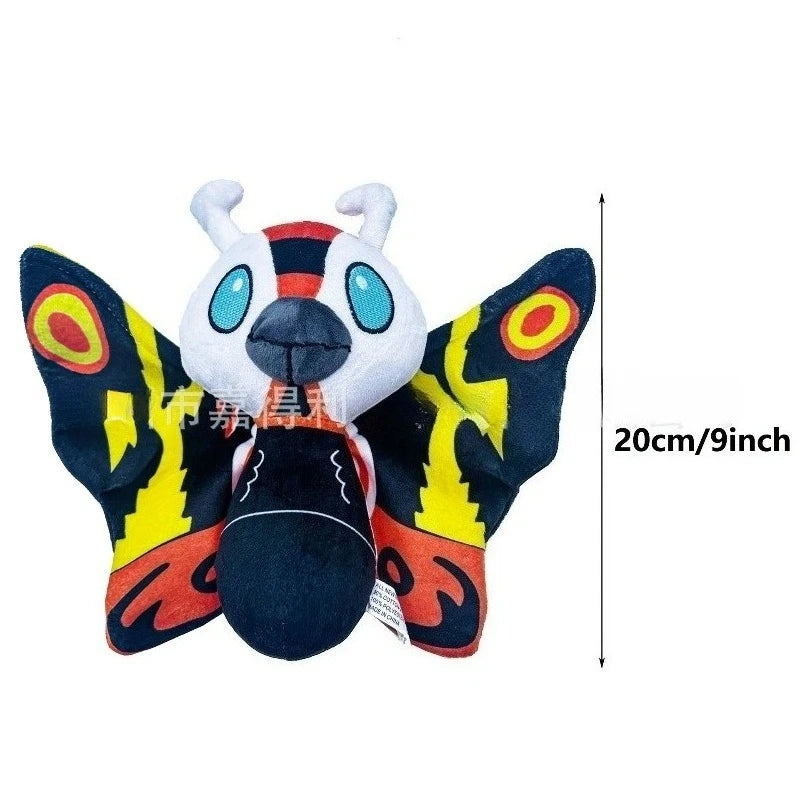 Godzilla Kawaii 20cm Mothra Plush Dolls Decor Soft Stuffed Animal Cartoon Cute Film Figure Anime Peripheral Birthday Toy Gifts