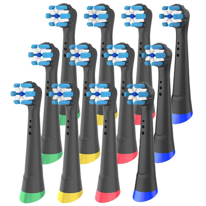Rotation Replacement Brush Heads Compatible with Oral B iO 2/3/4/5/6/7/7G/8/9/10 Series Electric Toothbrush (4/8/12 Pcs)