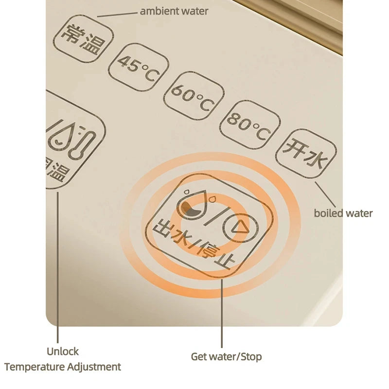 Portable 3 Seconds Fast Heating Water Dispenser Mini Electric Kettle Travel Office Home Tea Coffee Maker for Office  Baby Milk