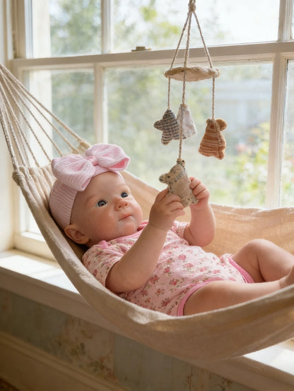 18 Inch Can Open Mouth Silicone Reborn Baby Girl Soft Touch Simulated Doll with 3D Painting Visible Veins Birthday/Holiday Gift