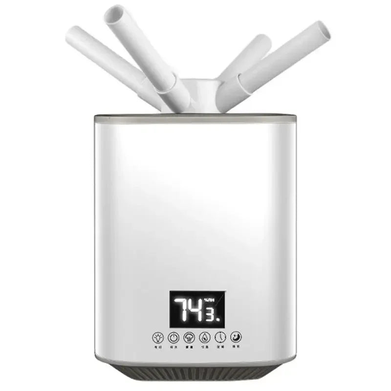 Air Humidifier 3L High-capacity Electric Humidifiers Double Nozzle Diffuser Bedroom Cool Mist Maker Night Lamp Purification