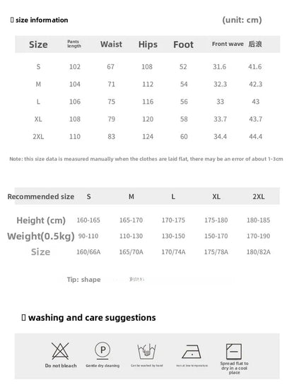 Comfortable Thickened Duck down Casual Pants Men's Loose Fit Warm Windproof Winter Trousers Straight Leg Workwear Long Pants