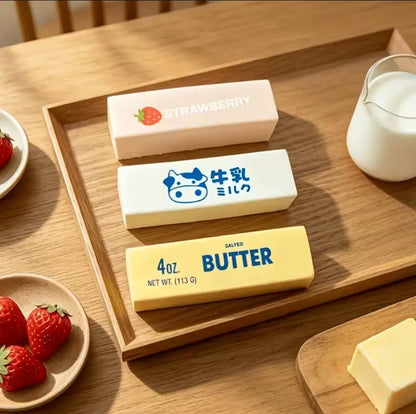 Soft Butter Squishy Squeeze Toys Funny Slow Rising Squishy Squishies Toy Fidget Toy Strawberry Lemon Brick Squish Autism Gift
