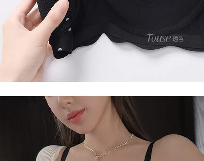 YUQI Elegant Lace Bra Set 2026 - Push Up Half Cup for Small Chest, Support & Anti Sagging, Sexy Back Design | Lingerie S-XL Suit
