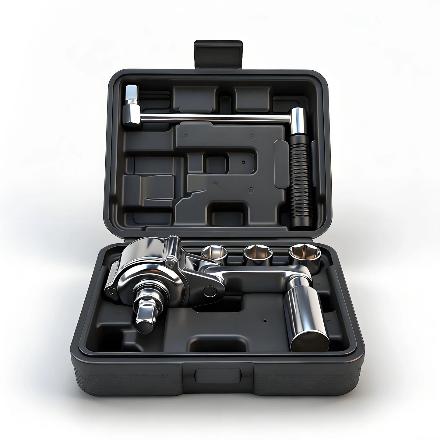 Torques Multiplier Wrench Kit, 1/2in Drive 1:16 Heavy Duty Lug Nut Remover. with 17 19 21 22mm Sockets, for Changing Tires