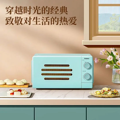 new 17 liters 700W high power Microwave oven smart home small machinery mini high value retro turntable professional thawing